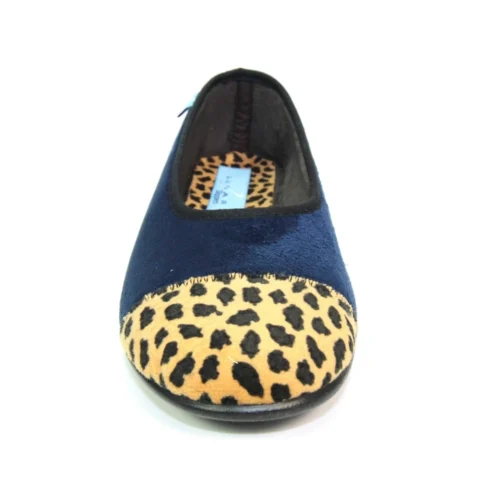 LUNAR Jessie Blue Leopard Pump Slipper -Slipper Supply Store jessie blue leopard pump slipper p6789 386009 image