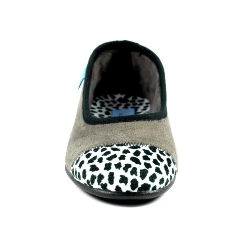 LUNAR Jessie Grey Leopard Pump Slipper -Slipper Supply Store jessie grey leopard pump slipper p6787 385885 image