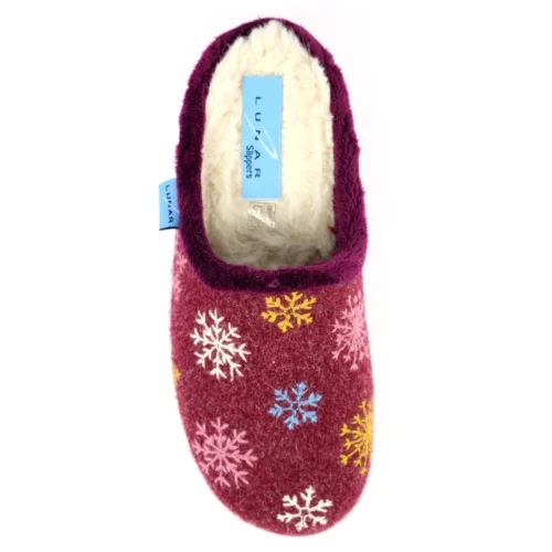 LUNAR Juniper Burgundy Mule Slipper -Slipper Supply Store juniper burgundy mule slipper p6107 363198 image