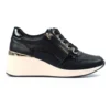 LUNAR Juno Black Wedge Trainer -Slipper Supply Store juno black wedge trainer p7721 445247 image