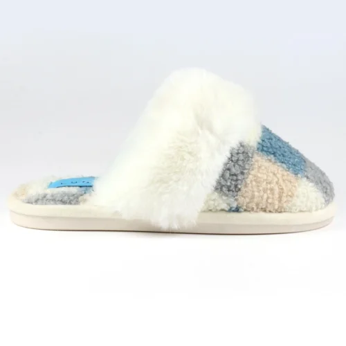 LUNAR Kayden Blue Mule Slipper