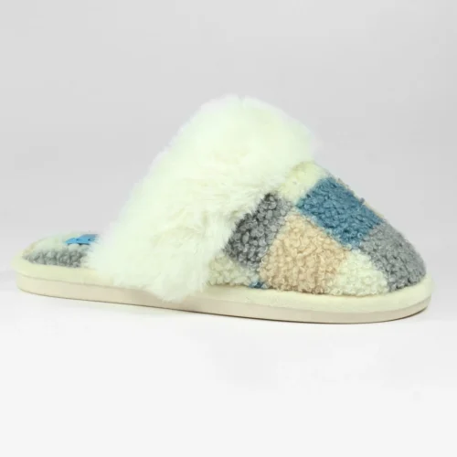 LUNAR Kayden Blue Mule Slipper -Slipper Supply Store kayden blue mule slipper p5442 403201 image