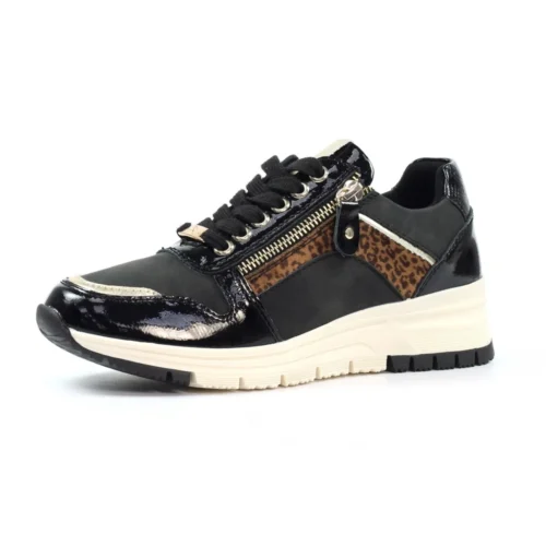 LUNAR Kennedy Black Wedge Trainer -Slipper Supply Store kennedy black wedge trainer p7719 445361 image