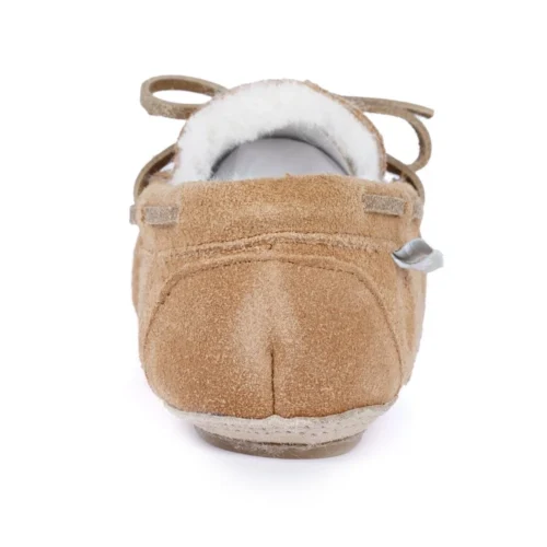 Kids Sadie Junior Suede Moccassin Slipper -Slipper Supply Store kids sadie junior suede moccassin slipper p4734 287182 image