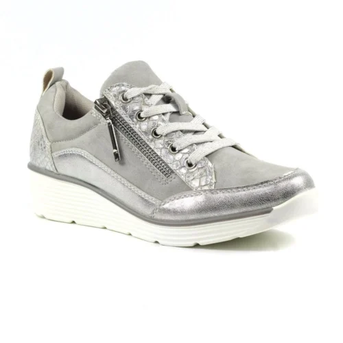 LUNAR Kiley Silver Trainer -Slipper Supply Store kiley silver trainer p6442 376541 image
