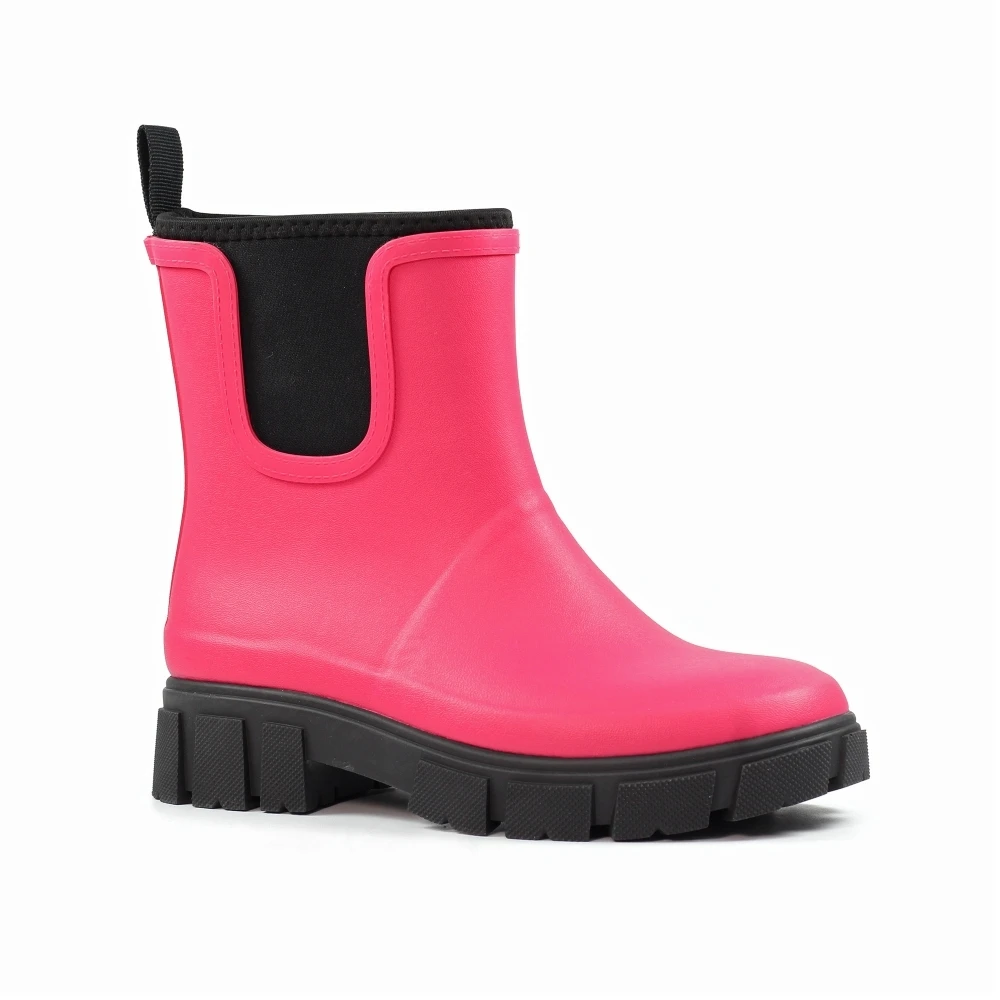 Lake Pink Ankle Wellington 3 Lake Pink Ankle Wellington - Image 3