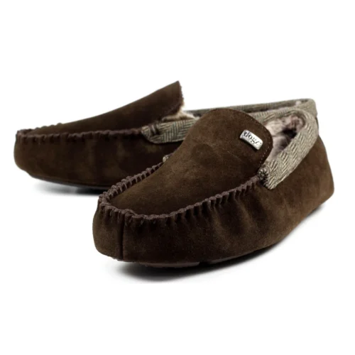 Mens Worley Brown Slipper -Slipper Supply Store lazy dogz mens worley brown slipper p6214 367164 image