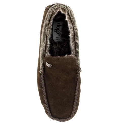 Mens Worley Brown Slipper -Slipper Supply Store lazy dogz mens worley brown slipper p6214 367165 image