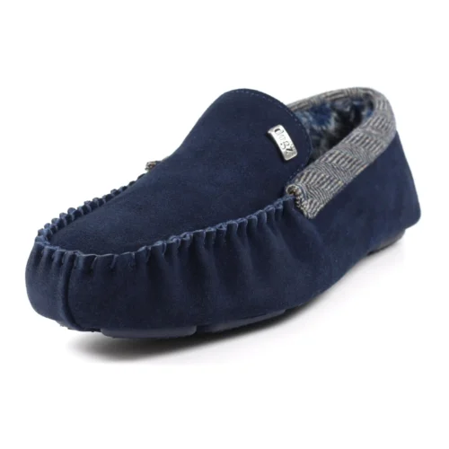 Mens Worley Navy Slipper -Slipper Supply Store lazy dogz mens worley navy slipper p6213 367153 image