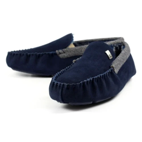 Mens Worley Navy Slipper -Slipper Supply Store lazy dogz mens worley navy slipper p6213 367156 image