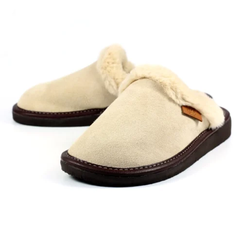 Otto Beige Suede Slipper -Slipper Supply Store lazy dogz otto beige suede slipper p6012 361744 image