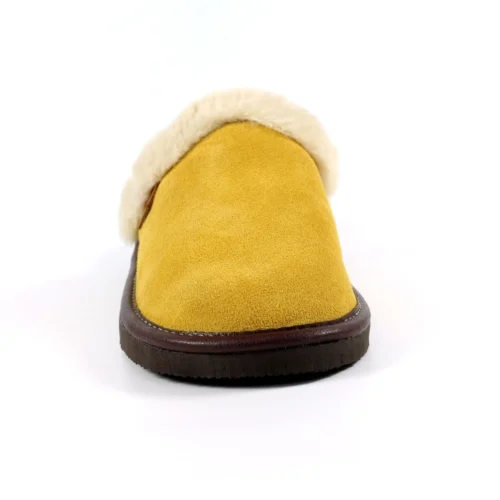 Otto Mustard Suede Slipper -Slipper Supply Store lazy dogz otto mustard suede slipper p6016 361934 image