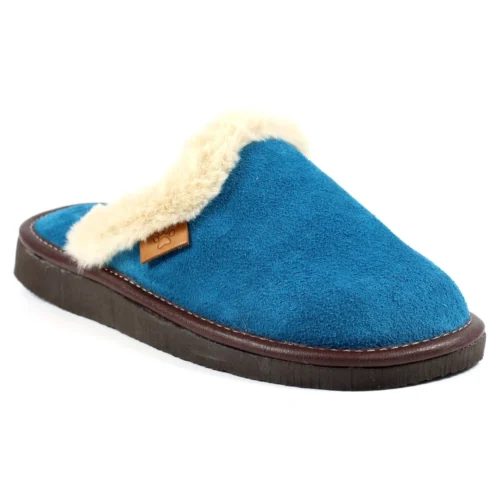 Otto Petrol Suede Slipper 10 Otto Petrol Suede Slipper -Slipper Supply Store lazy dogz otto petrol suede slipper p6017 361980 image