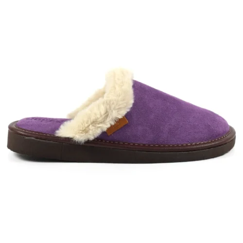 Otto Purple Suede Slipper