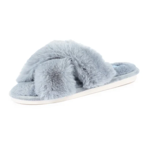 LUNAR Leticia Dark Grey Crossover Slipper -Slipper Supply Store leticia dark grey crossover slipper p4952 402802 image