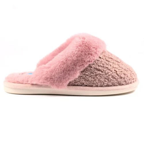 LUNAR Levisa Pink Mule Slipper