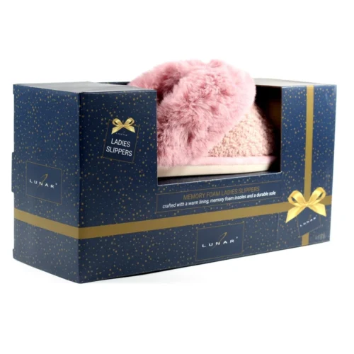 LUNAR Levisa Pink Mule Slipper -Slipper Supply Store levisa pink mule slipper p5446 403252 image