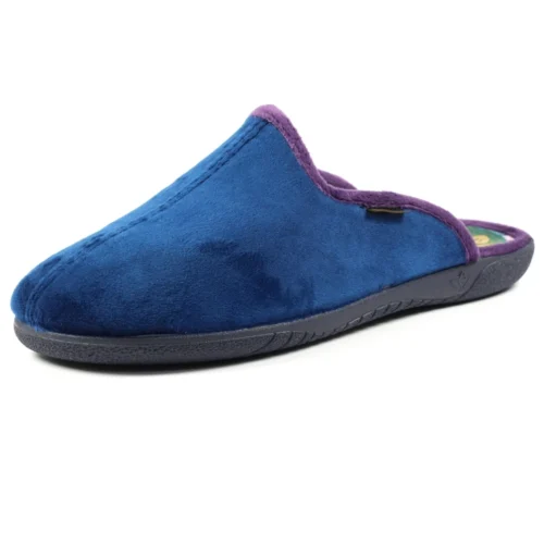 LLB Men's Hans Navy Mule Slipper -Slipper Supply Store llb mens hans navy mule slipper p5155 302950 image