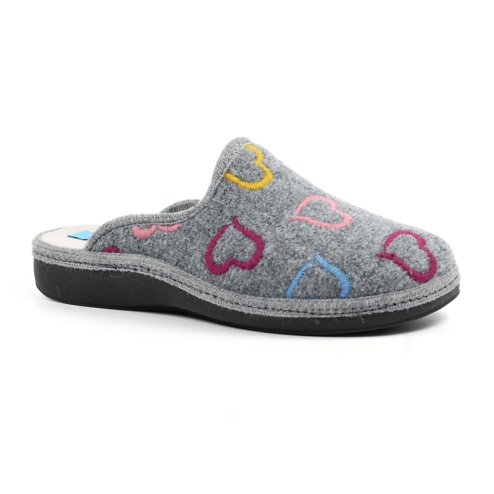 LUNAR Love Grey Mule Slipper 4 LUNAR Love Grey Mule Slipper - Image 4