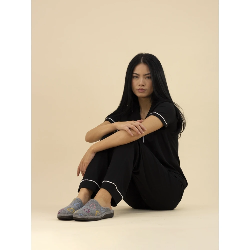 LUNAR Love Grey Mule Slipper 3 LUNAR Love Grey Mule Slipper - Image 3