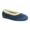 LUNAR Mabel Navy Fleece Pump Slipper -Slipper Supply Store mabel navy fleece pump slipper p6810 387099 image