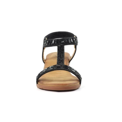 LUNAR Macie Black/Black Sandal -Slipper Supply Store macie black black sandal p7350 421966 image