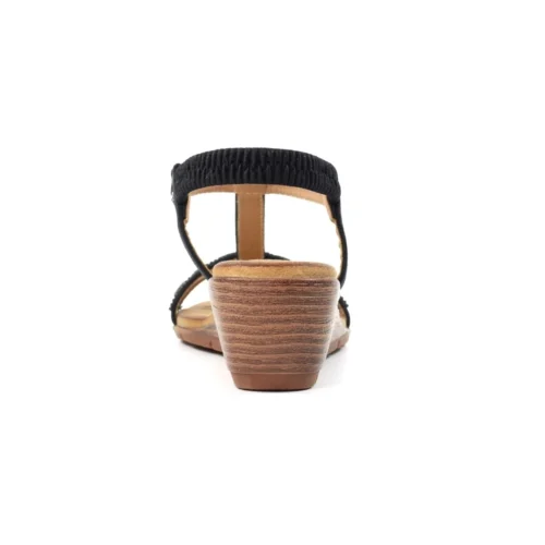 LUNAR Macie Black/Black Sandal -Slipper Supply Store macie black black sandal p7350 421972 image