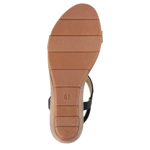LUNAR Macie Black/Black Sandal -Slipper Supply Store macie black black sandal p7350 421990 image