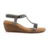 LUNAR Macie Pewter Wedge Sandal -Slipper Supply Store macie pewter wedge sandal p6407 411282 image