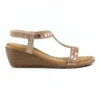 LUNAR Macie Rose Gold Wedge Sandal 17 LUNAR Macie Rose Gold Wedge Sandal -Slipper Supply Store macie rose gold wedge sandal p6408 410033 image
