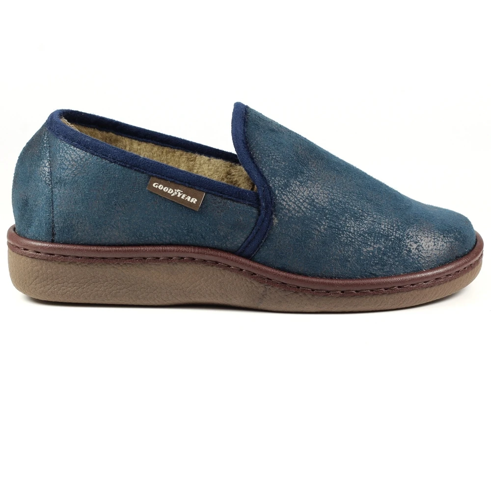 Goodyear Manor Navy Full Slipper 1 Goodyear Manor Navy Full Slipper