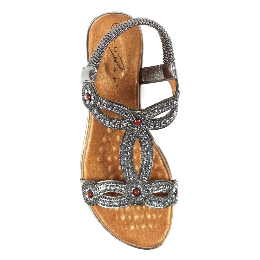 LUNAR Marca Pewter Sandal 5 LUNAR Marca Pewter Sandal - Image 5