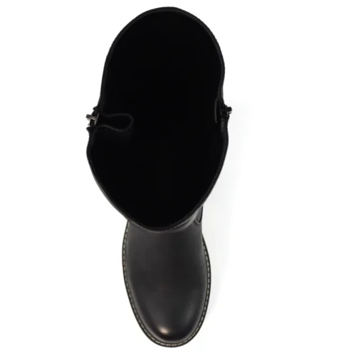 LUNAR Margo Black Waterproof Long Boot -Slipper Supply Store margo black waterproof long boot p7706 440338 image