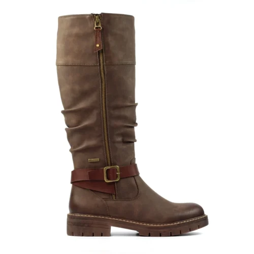 LUNAR Margo Brown Waterproof Long Boot