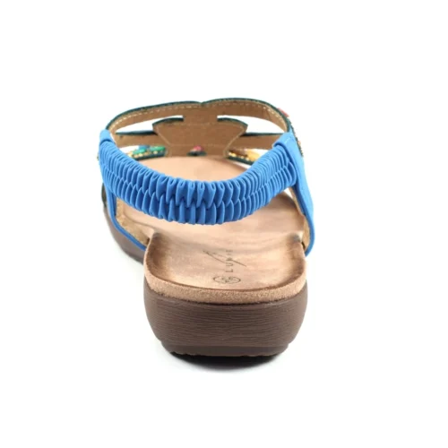 LUNAR Mariella Blue Beaded Sandal -Slipper Supply Store mariella blue beaded sandal p5608 337431 image