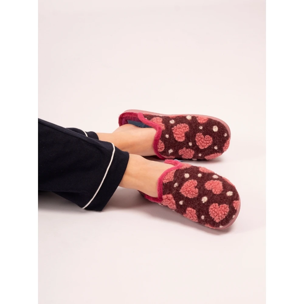 LUNAR Marsha Burgundy Slipper 2 LUNAR Marsha Burgundy Slipper - Image 2