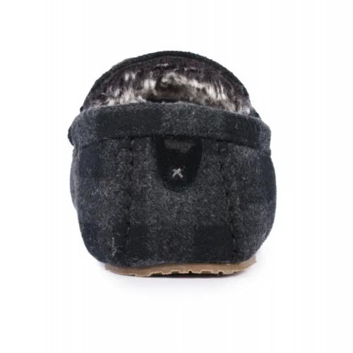 Mens Lumber Check Felt Moccasin Slipper 11 Mens Lumber Check Felt Moccasin Slipper -Slipper Supply Store mens lumber check felt moccasin slipper p4723 309392 image