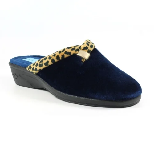 LUNAR Michelle Blue Ocelot Slipper 10 LUNAR Michelle Blue Ocelot Slipper -Slipper Supply Store michelle blue ocelot slipper p6777 385205 image