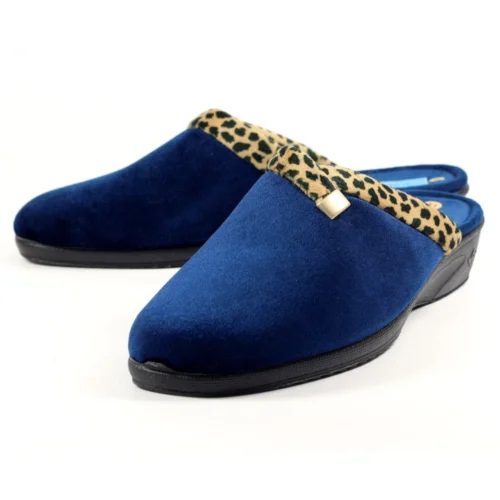 LUNAR Michelle Blue Ocelot Slipper 13 LUNAR Michelle Blue Ocelot Slipper -Slipper Supply Store michelle blue ocelot slipper p6777 385226 image