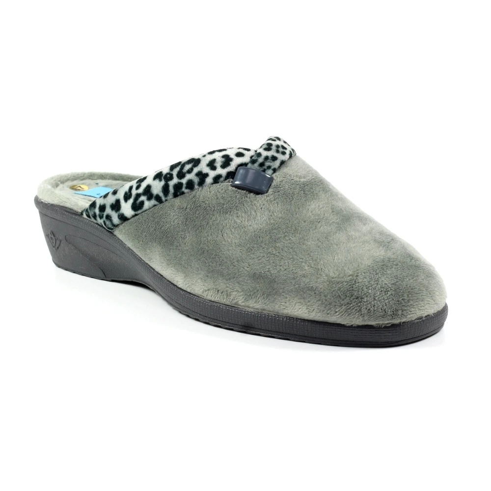 LUNAR Michelle Grey Ocelot Slipper 3 LUNAR Michelle Grey Ocelot Slipper - Image 3
