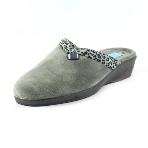 LUNAR Michelle Grey Ocelot Slipper 11 LUNAR Michelle Grey Ocelot Slipper -Slipper Supply Store michelle grey ocelot slipper p6776 385268 image