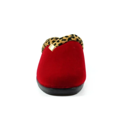 LUNAR Michelle Red Ocelot Slipper -Slipper Supply Store michelle red ocelot slipper p6779 385408 image
