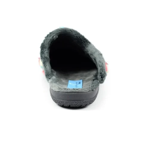 LUNAR Montreal Grey Mule Slipper -Slipper Supply Store montreal grey mule slipper p5409 322839 image