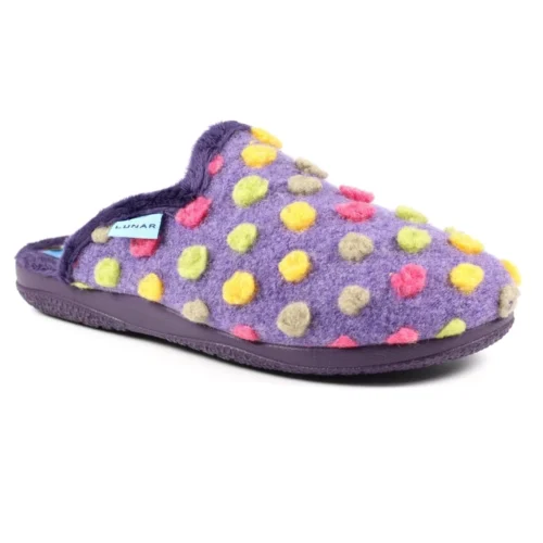LUNAR Montreal Purple Mule Slipper -Slipper Supply Store montreal purple mule slipper p4765 380110 image