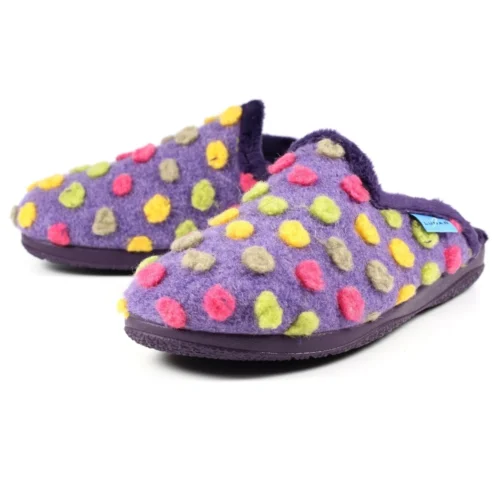 LUNAR Montreal Purple Mule Slipper -Slipper Supply Store montreal purple mule slipper p4765 380134 image