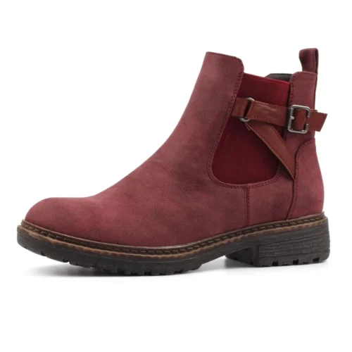 LUNAR Morris Burgundy Ankle Boot -Slipper Supply Store morris burgundy ankle boot p7710 440110 image