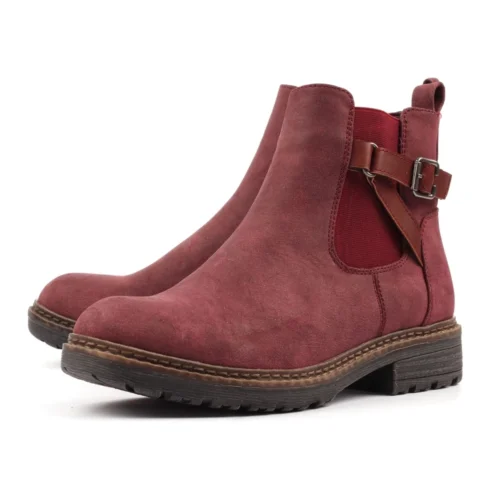 LUNAR Morris Burgundy Ankle Boot -Slipper Supply Store morris burgundy ankle boot p7710 440128 image