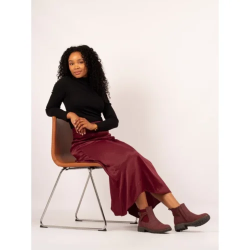 LUNAR Morris Burgundy Ankle Boot -Slipper Supply Store morris burgundy ankle boot p7710 446262 image