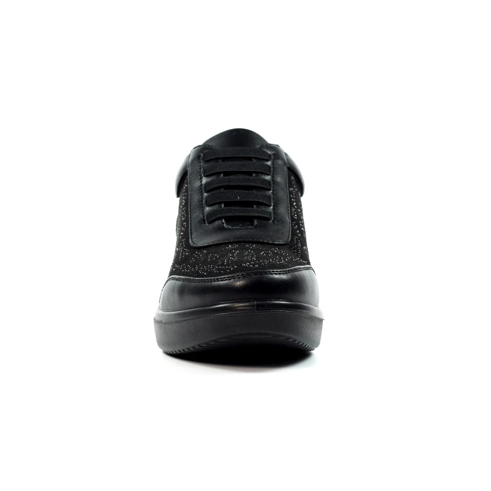 LUNAR Muriel Black Wedge Trainer 6 LUNAR Muriel Black Wedge Trainer - Image 6