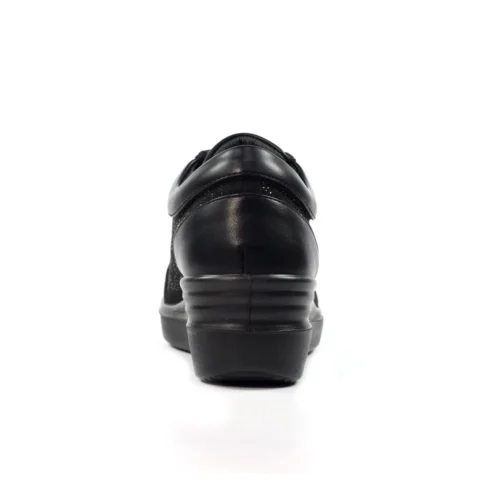 LUNAR Muriel Black Wedge Trainer 14 LUNAR Muriel Black Wedge Trainer -Slipper Supply Store muriel black wedge trainer p7017 397639 image